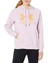 【中古】【輸入品・未使用】Under Armour レディース ライバル フリース スポーツスタイル グラフィックパーカー X-Small ピンク