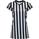 【中古】【輸入品・未使用】Murray Sporting Goods レフリーシャツ レディース ブラック&ホワイト ストライプ リファレンス用 公式ジャージ ...