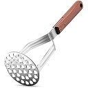 【中古】【輸入品・未使用】MEAARTEM ステンレススチール ポテトマッシャーキッチンツール (自閉モデル) ? 人間工学デザイン 頑丈な構造 長くて快適なグリップ ? 手動マッシ