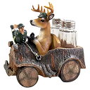 【中古】【輸入品・未使用】Deer Hunter ソルトアンドペッパー シェーカーホルダー 6 1/2インチ (シェイカー付属)
