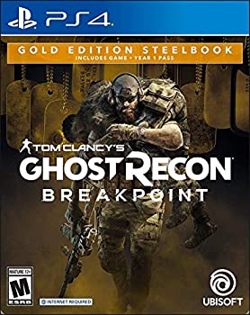 【中古】【輸入品 未使用】Tom Clancy 039 s Ghost Recon Breakpoint: Steelbook Gold Edition (輸入版:北米) - PS4