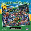 【中古】【輸入品・未使用】Dowdle ジグソーパズル カメとウサギ 100ピース