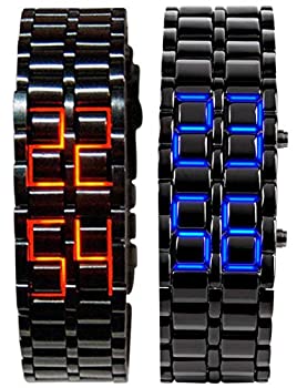 【中古】【輸入品・未使用】Mastop メンズ Lava ステンレススチール 溶岩 レッド LED デジタル ブレスレット 腕時計 2 Pieces-LED 【中古】【輸入品・未使用】Mastop メンズ Lava ステンレススチール 溶岩 レッド LED デジタル ブレスレット 腕時計 2 Pieces-LED