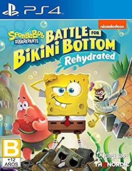 【中古】【輸入品・未使用】Spongebob Squarepants: Battle for Bikini Bottom - Rehydrated 輸入版:北米 - PS4