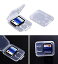 šۡ͢ʡ̤ѡ10pcs Clear Plastic Memory Card Case Compatible with SD Micro SD T-Flash Card [¹͢]