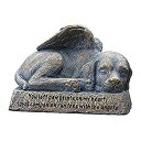 【中古】【輸入品・未使用】ローマンガーデン - 犬と翼の庭の彫像 6H ガーデンコレクション 樹脂と石 装飾的 メモリアルギフト 庭のギフト ホームアウトドア装...
