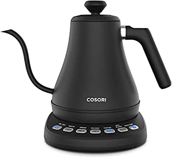 【中古】【輸入品・未使用】COSORI Electric Gooseneck Kettle with 5 Variable Presets%カンマ% Pour Over Coffee Kettle & Tea Kettle%カンマ% 100% Stainless Steel Inner Lid