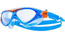 【中古】【輸入品・未使用】TYR ローグスイムマスク ユースフィット クリア/ブルー/オレンジ