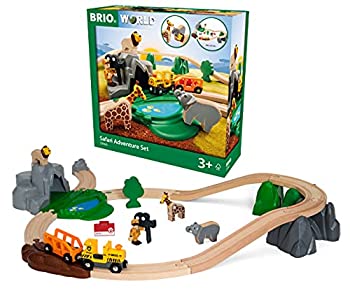 【中古】【輸入品・未使用】BRIO ( ブリオ ) WORLD サファリアドベンチャーセット [全26ピース] 対象年齢 3歳~ ( 電車 おもちゃ 木製 レール ) 33960【メーカー名】ブリオ(BRIO)【メーカー型番】33960【ブランド名】BRIO【商品説明】BRIO ( ブリオ ) WORLD サファリアドベンチャーセット [全26ピース] 対象年齢 3歳~ ( 電車 おもちゃ 木製 レール ) 33960当店では初期不良に限り、商品到着から7日間は返品を 受付けております。こちらは海外販売用に買取り致しました未使用品です。買取り致しました為、中古扱いとしております。他モールとの併売品の為、完売の際はご連絡致しますのでご了承下さい。速やかにご返金させて頂きます。ご注文からお届けまで1、ご注文⇒ご注文は24時間受け付けております。2、注文確認⇒ご注文後、当店から注文確認メールを送信します。3、配送⇒当店海外倉庫から取り寄せの場合は10〜30日程度でのお届けとなります。国内到着後、発送の際に通知にてご連絡致します。国内倉庫からの場合は3〜7日でのお届けとなります。　※離島、北海道、九州、沖縄は遅れる場合がございます。予めご了承下さい。お電話でのお問合せは少人数で運営の為受け付けておりませんので、メールにてお問合せお願い致します。営業時間　月〜金　10:00〜17:00お客様都合によるご注文後のキャンセル・返品はお受けしておりませんのでご了承下さい。