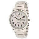 yÁzyAiEgpzTimex Men's Easy Reader T2N091 Silver Stainless-Steel Quartz Fashion Watch