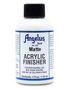 【中古】【輸入品 未使用】Angelus アンジェラス 4oz アクリル フィニッシャー マット No.620レザー ペイント Acrylic Finisher Leather Paint 並行輸入品 Matte