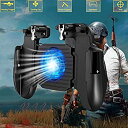 【中古】【輸入品・未使用】Fortnite PUBG用冷却ファン付きモバイルゲームコントローラー スマートフォンゲーム L1R1 トリガーコントローラー ジョイスティック ゲームパッ(2)
