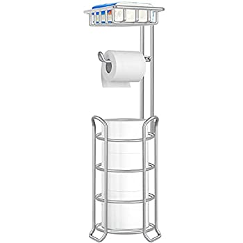 【中古】【輸入品・未使用】TomCare トイレットペーパーホルダー トイレットペーパースタンド 高さ4フィート 金属製 バスルームアクセサリー ティッシュペー...