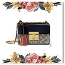 【中古】【輸入品・未使用】The Oliver Gal Artist Co. Fashion and Glam Wall Art Canvas Prints 'Doll Memories - Leather Love' Home Decor%カンマ% 24%ダブルクォーテ% x 24%ダフ