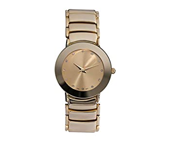 【中古】【輸入品・未使用】Rosemarie Collections メンズスタイリッシュラウンドフェイスユニセックス腕時計 ゴールドトーン【メーカー名】Rosemarie Collections【メーカー型番】【ブランド名】Rosemar...