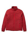 【中古】【輸入品・未使用】MARMOT メンズ フェザーレス ハイブリッド ジャケット、レンガ、L