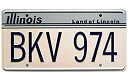 【中古】【輸入品・未使用】%ダブルクォーテ%BlUES BROTHERS 2000%ダブルクォーテ% BLUESMOBILE number plate%ダブルクォーテ%BKV 974%ダブルクォーテ% 「ブルースブラザース2000」ブルースモー