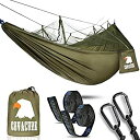 【中古】【輸入品 未使用】Camping Hammock with Mosquito Net - Lightweight COVACURE Double Hammock カンマ Portable Hammocks for Indoor カンマ Outdoor カンマ Hiking カンマ