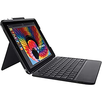 šۡ͢ʡ̤ѡLogitech SLIM COMBO Keyboard Case for Apple iPad 9.7%֥륯% [¹͢]