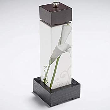 【中古】【輸入品・未使用】[ceramiche VIVA] ソルトミル 木のスタンド付き 空に向かってまっすぐ伸び..