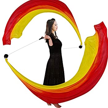 【中古】【輸入品・未使用】KIKIGOAL 2個 2.0x0.9m/78.77インチx35.43インチ マルチカラー ダンス シル..