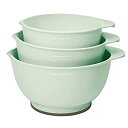 【中古】【輸入品・未使用】KitchenAid クラシック ミキシングボウル 3個セット ピスタチオ