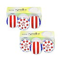 【中古】【輸入品・未使用】Navika 愛国的 星条旗 ゴルフボール コンボ 2パック (3ボールスリーブ)