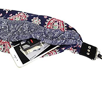 【中古】【輸入品・未使用】Scarf Camera Strap with Hidden Pocket ~ (Bluebell) [並行輸入品]