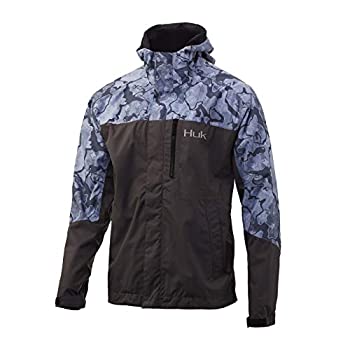 【中古】【輸入品・未使用】Huk メンズ グランドバンクス 迷彩ジャケット 防水 防...