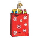 【中古】【輸入品・未使用】Old World Christmas ホリデーショッピングバッグ ガラス吹きオーナメント クリスマスツリー用