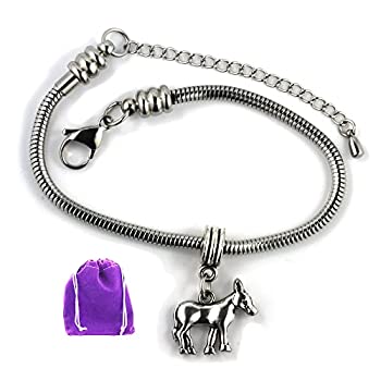 【中古】【輸入品・未使用】Dave The Bunny Donkey ブレスレット ステンレススチール製スネークチェーンブレスレット 【中古】【輸入品・未使用】Dave The Bunny Donkey ブレスレット ステンレススチール製スネークチェーンブレスレット