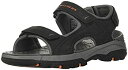 【中古】【輸入品・未使用】Skechers Men's Tresmen-Garo Open Toe Water Sandal Fisherman%カンマ% Black%カンマ% 7 Medium US