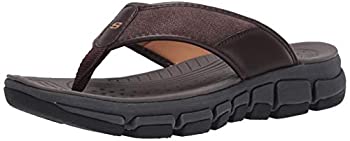 【中古】【輸入品・未使用】Skechers Men's Ridgewell-Flint Flip Flop%カンマ% Chocolate%カンマ% 7 M..