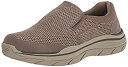 【中古】【輸入品・未使用】Skechers Men's Expected 2.0-Arago Slip On Canvas Loafer%カンマ% Taupe%カンマ% 12 Medium US