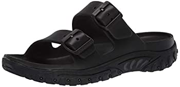 【中古】【輸入品・未使用】Skechers Men's Reggae Molded Footbed Sandal%カンマ% Black/Black%カンマ% 10 Medium US