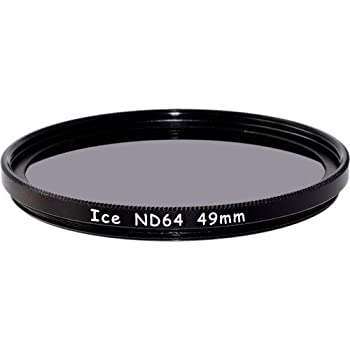 【中古】【輸入品・未使用】Ice 49mm ND64 Solid Neutral Density 1.8 Filter (6-Stop) [並行輸入品]