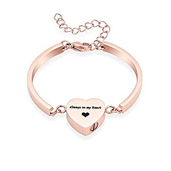 【中古】【輸入品・未使用】Alway in My Heart 火葬ブレスレット 遺灰用 ジュエリー ハート型ブレスレット