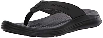 【中古】【輸入品・未使用】Skechers Men's Sargo-Sunview Flip Flop%カンマ% Black%カンマ% 9 Medium US