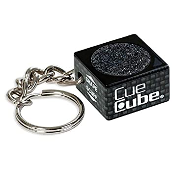【中古】【輸入品・未使用】キューキューブ プール ビリヤード キュー ティップ ツール 2 in 1 シェイパースカッファー キーチェーン付き ニッケル半径 お好きな色をお選び