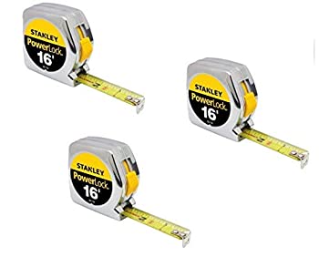 Stanley Tools 33-116 16ft. Powerlock Tape Rule (3-Pack) 141［並行輸入］
