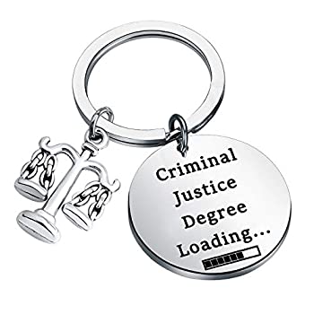 【中古】【輸入品・未使用】HOLLP 弁護士ギフト 法律裁判官 学生 卒業ジュエリー 正義の秤 キーチェーン 犯罪正義 学位 ローディング キーリング 新弁護士...