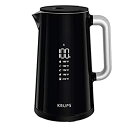 【中古】【輸入品・未使用】KRUPS BW801852 Smart Temp Digital Kettle Full Stainless Interior and Safety Off%カンマ% 1.7-Liter%カンマ% Black [並行輸入品]