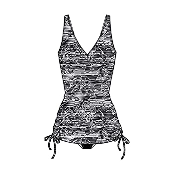 【中古】【輸入品・未使用】TYR Lucid Vネック シース水着 6 ブラック