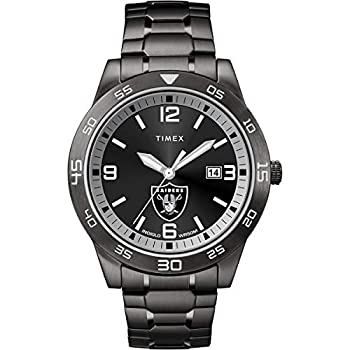【中古】【輸入品・未使用】Timex NFL メンズ 42mm Acclaim 腕時計 オークランド・レイダーズ