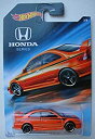【中古】【輸入品・未使用】Hot Wheels Honda Series 2018 Release%カンマ% Orange Honda Civic SI 3/8 [並行輸入品]