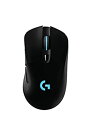 【中古】【輸入品 未使用】Logitech G703 Lightspeed Gaming Mouse with POWERPLAY Wireless Charging Compatibility カンマ Black 並行輸入品