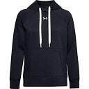 【中古】【輸入品・未使用】Under Armour レディース ライバル フリース プルオーバー パーカー X-Large ブラック