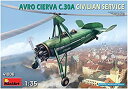 【中古】【輸入品・未使用】ミニアート 1/35 アブロ シェルヴァC.30 民間機 プラモデル MA41006