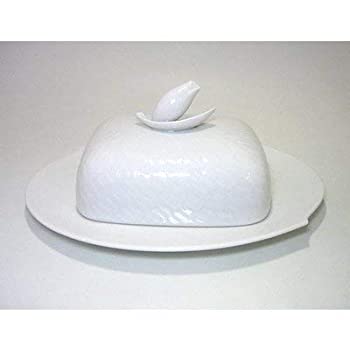 【中古】【輸入品・未使用】マイセン 波の戯れホワイト 000000 バターボックス 29147 [並行輸入品]