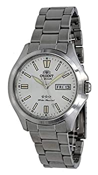 【中古】【輸入品・未使用】Orient RA-AB0F12S メンズ ステンレススチール 3スター ホワイトダイヤル 夜光インデックス 曜日日付 自動腕時計 【中古】【輸入品・未使用】Orient RA-AB0F12S メンズ ステンレススチール 3スター ホワイトダイヤル 夜光インデックス 曜日日付 自動腕時計